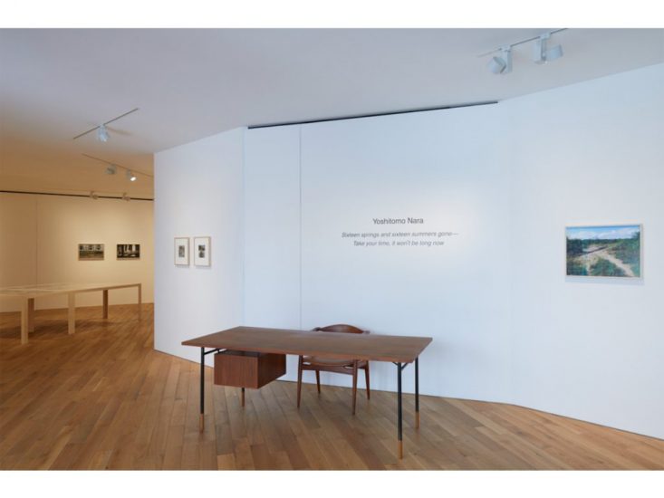 奈良美智　"Sixteen springs and sixteen summers gone − Take your time, it won't be long now"　展示風景"
