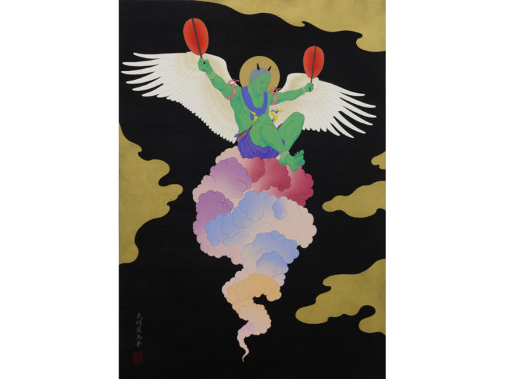 天明屋尚　風神　2019