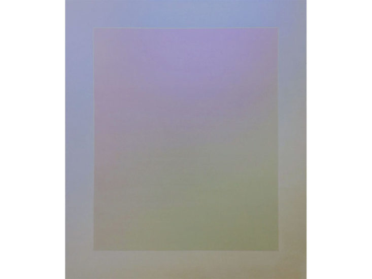 フランシス真悟　Subtle Impression (emerald, violet and blue)　2019