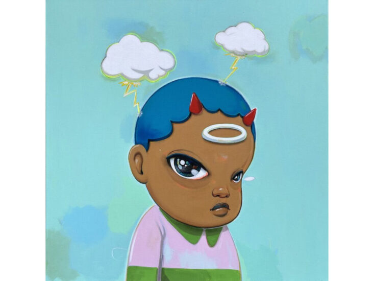 Hebru Brantley　Both Are Him　2021