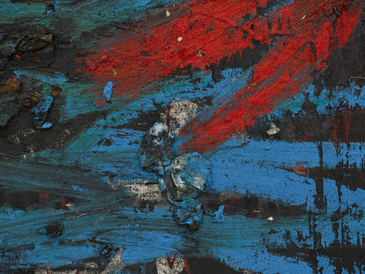 Oscar Murillo　"manifestation" (detail)　2019-2020