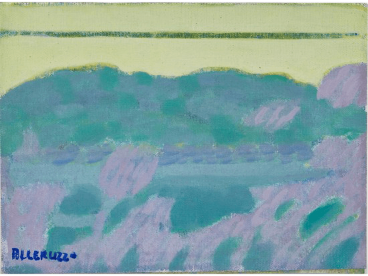 Santi Alleruzzo　Paesaggio Collina　1984