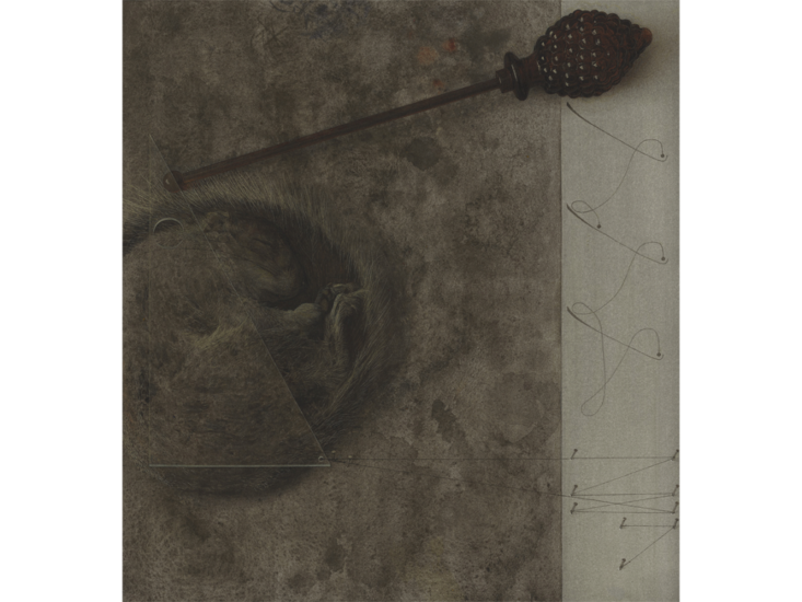 Graham Little　"Untitled (Squirrel)"　2021