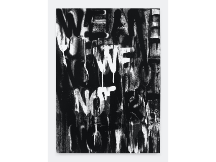 Adam Pendleton　Untitled (WE ARE NOT)　2020