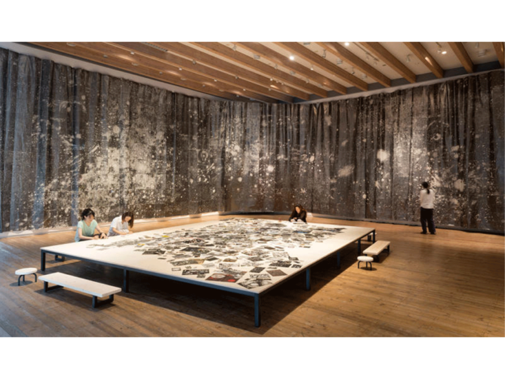 金沢寿美　展示風景: 「第6回新鋭作家展 影⇄光」　2017