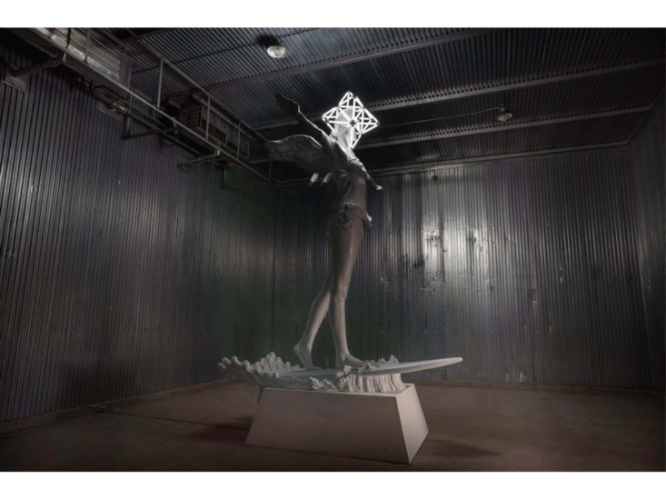 小谷元彦　Surf Angel (provisional monument2)　2022