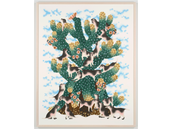 Matthew Palladino　Park Dogs (Sky Cacti)　2022