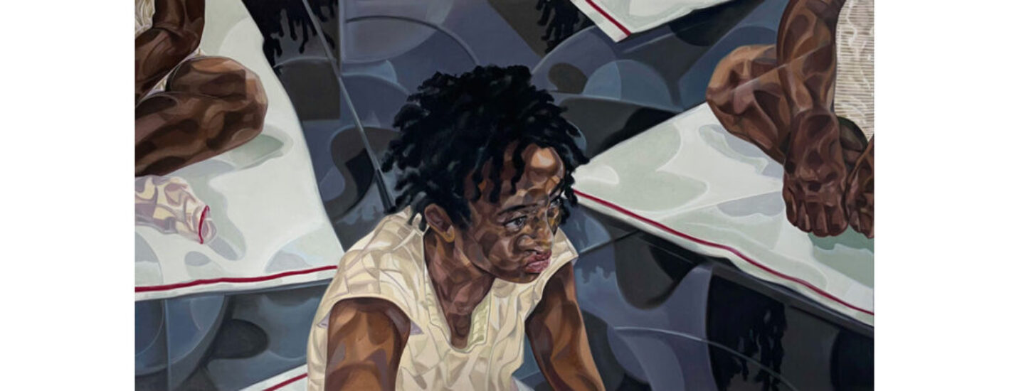 © Toyin Ojih Odutola, Homeroom Transfer, 2022-2023, Courtesy of Jack Shainman Gallery