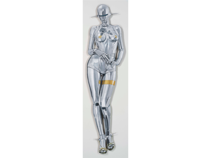 Julio Anaya Cabanding　Hajime Sorayama. "Sexy robot"　2023