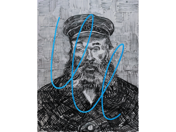 Zhao Zhao　One Second, Portrait of Joseph Roulin　2017