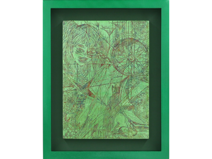 謝花翔陽　Untitled（Facility Drawing: 7）　2023