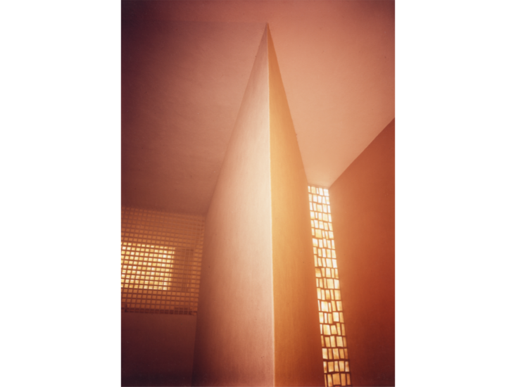 Armando Salas Portugal　"Capilla de las monjas capuchinas, Tlalpan. Vitral de Mathías Goeritz"　1960/1976