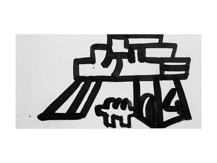 Hisashi Yamamoto　"Dinosaur and Pyramid Side Game"　2024