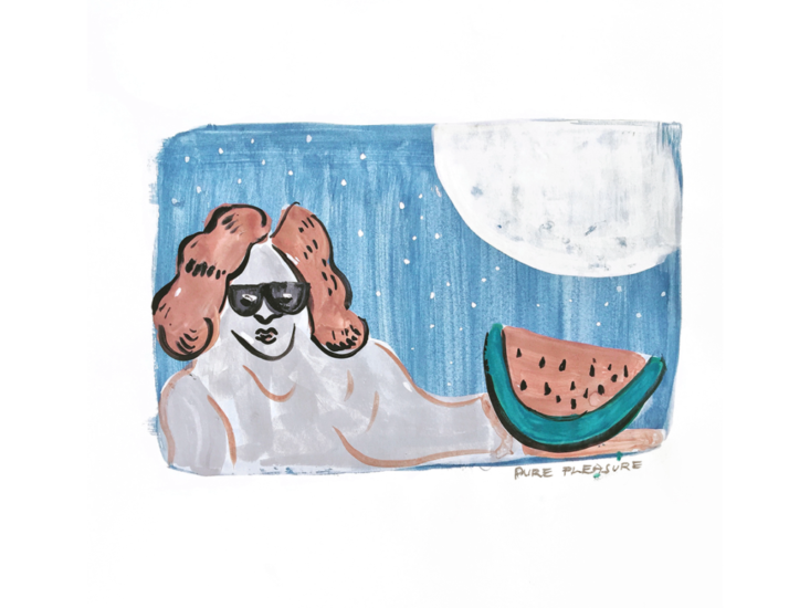 Kate Groobey　Moon & melon　2017