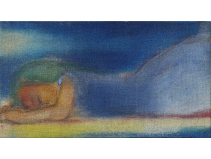 イケムラレイコ　Lying in Blue　2018