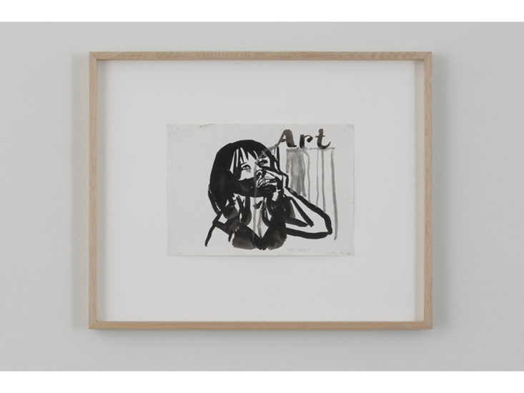 Marlene Dumas　Art Drips　1987