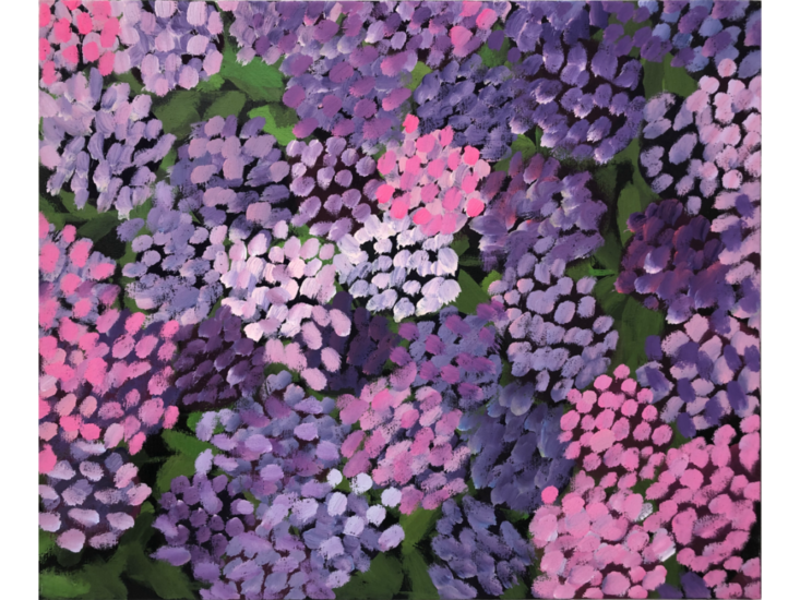 Jean Jullien　L'hortensia　2019