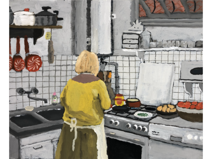 Jean Jullien　Martine à la cuisine　2019