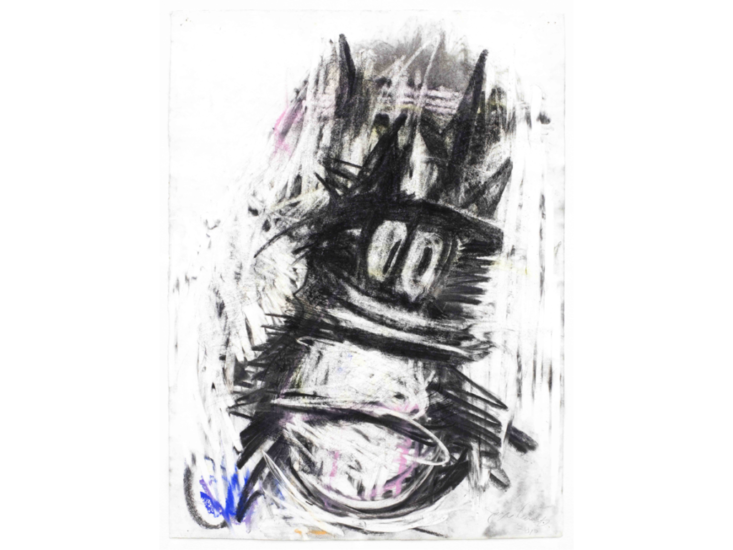 Joyce Pensato　No Pants Felix 1　2019