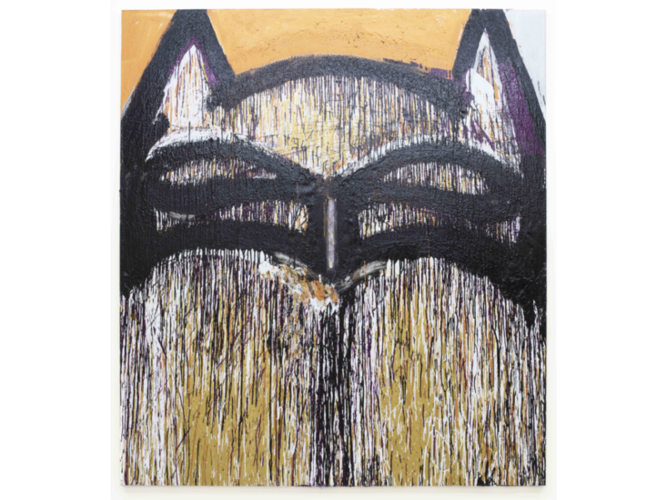 Joyce Pensato　Underground Batman　2019