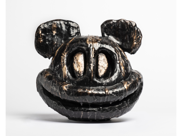 Joyce Pensato　Snowball Mickey　2019