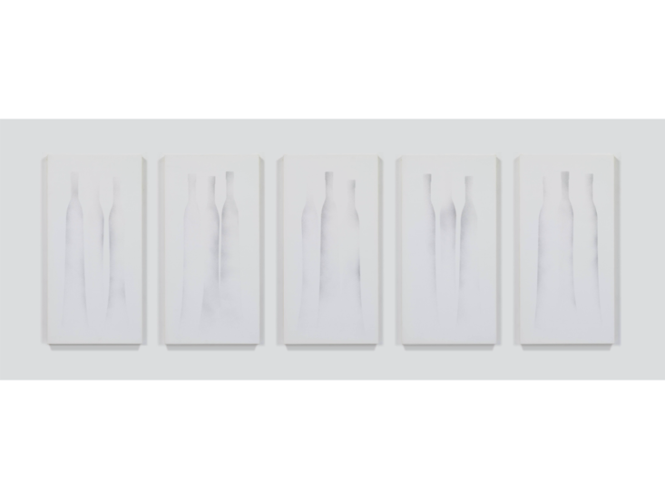 成田克彦　Still Life (Bottles) No.1-5　1974