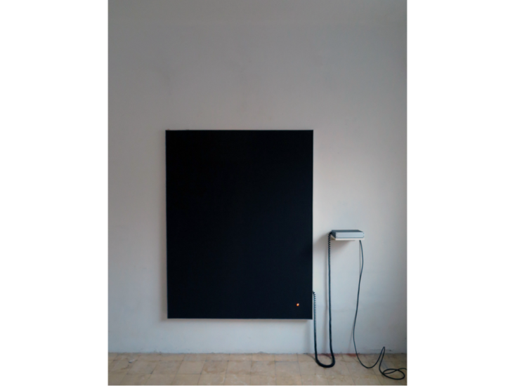 Mario García Torres　"I Painted This Monochrome While Listening to Van Halen's Jump" 