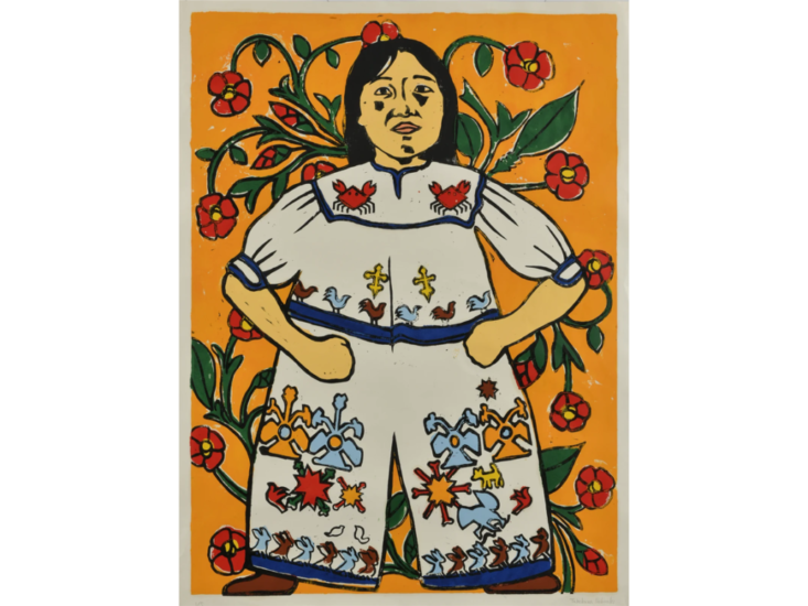 Nobuaki Takekawa　Camellia Flower & Ethnic Costume　2020