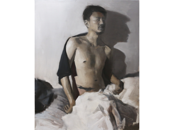 川田龍　Untitled (Cisto in pietà e un angelo)　2021