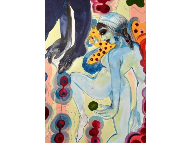 Rina Banerjee　In a Wild Universe she is Krishna not sisters but all that can in future change.　2023