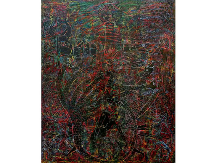 謝花翔陽　Untitled (Red Dragon)　2020