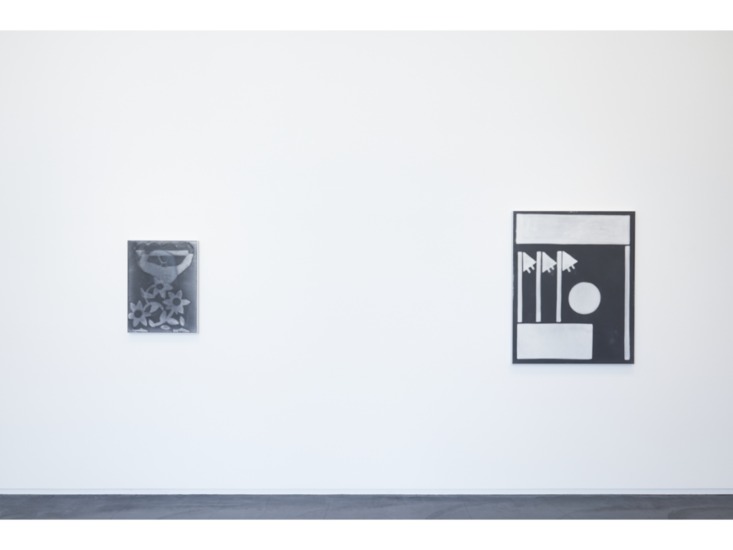 Silke Otto-Knapp　"スミレ" 展示風景