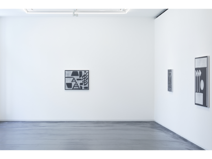 Silke Otto-Knapp　"スミレ" 展示風景