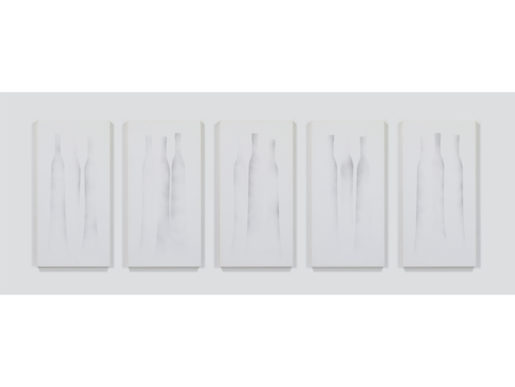 成田克彦　Still Life (Bottles) No.1-5　1974