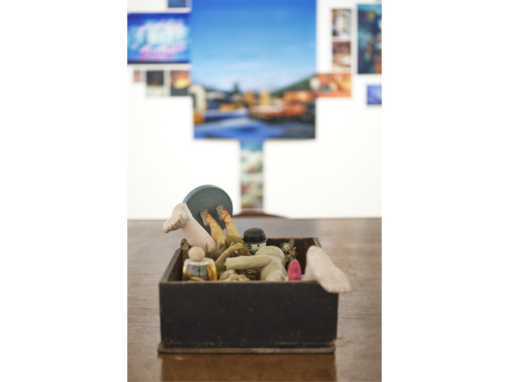花代　"hanayo Ⅳ − Keep an Eye Shut I"　展示風景
