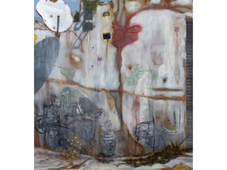 Nigel Cooke　The Triumph of Pan (After Poussin)　2018