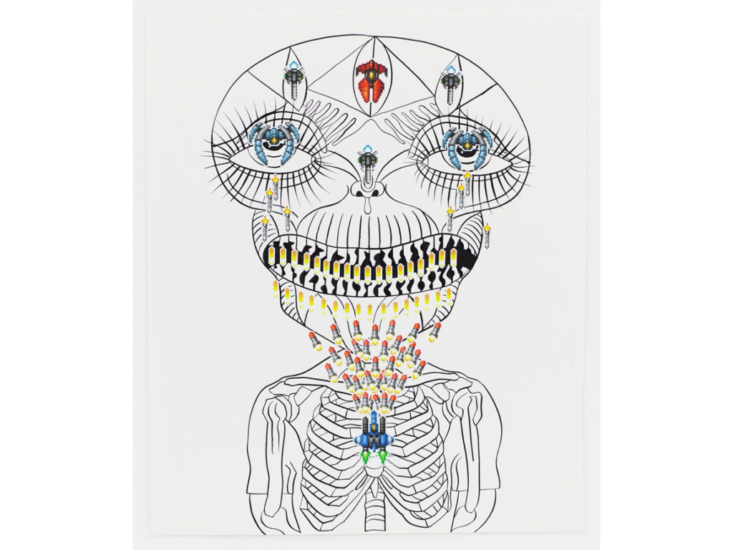 田名網 敬一 , Oliver Peyne　Untitled_1　2015