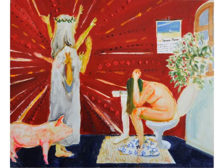大澤晴美　Home sweet home Toilet　2016