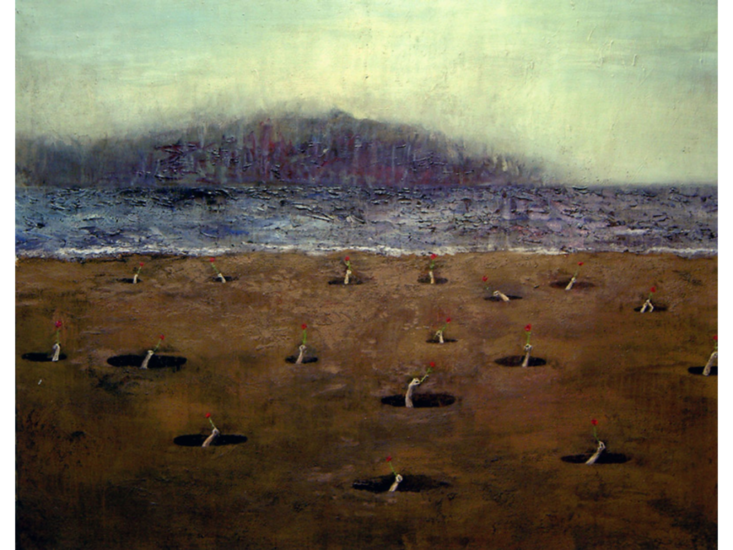 桑久保徹　The War is Starting Beyond the Sea　2001