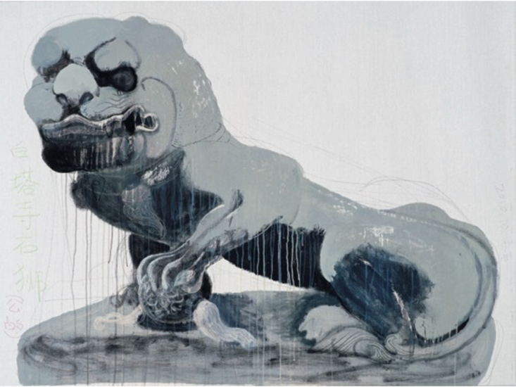 王玉平　白塔寺獅子（雄）　2010