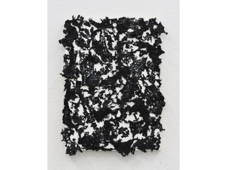 髙畠依子　Deep dust, prussian blue　2018