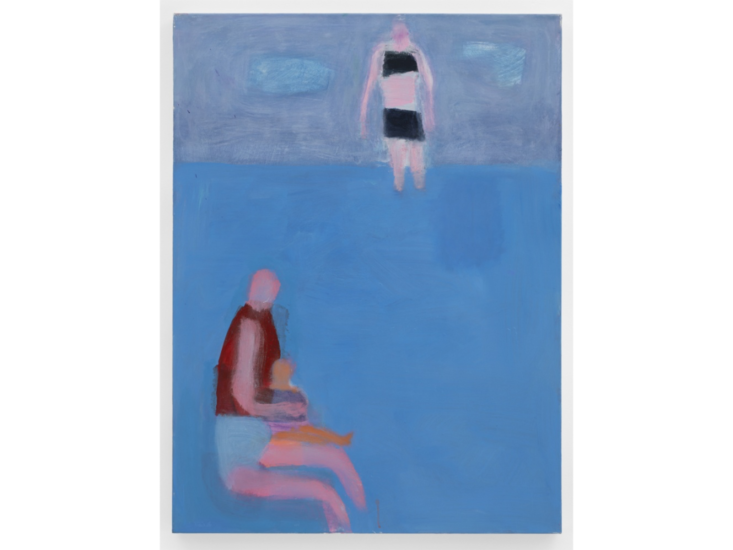 Katherine Bradford　Two Mother Swim　2021