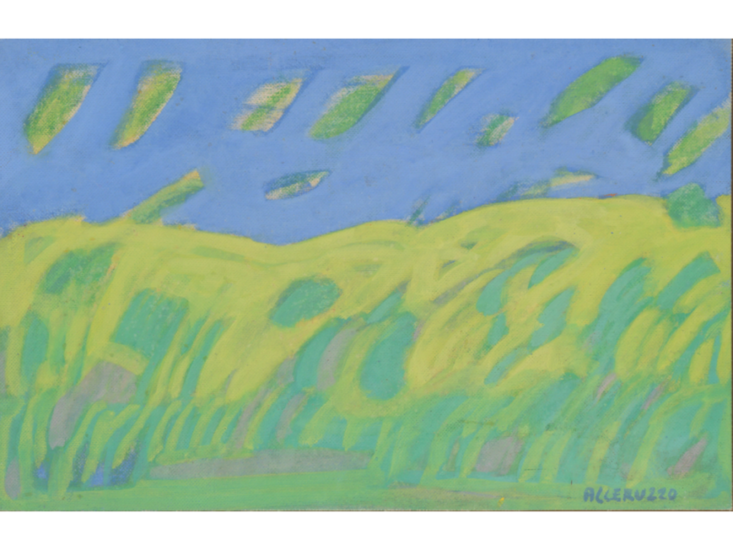 Santi Alleruzzo　Paesaggio dello stretto　1980/1981