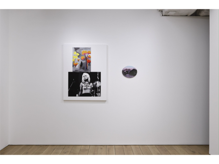 Left: Jonathan Monk　Staged Salvo Ⅱ / Right: Salvo　Una sera in montagna