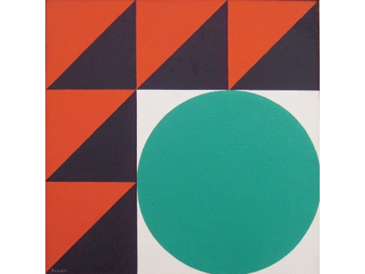 菅井汲　ROUGE, VERT　1968