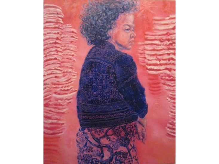 箱嶋泰美　Blue woman　2014