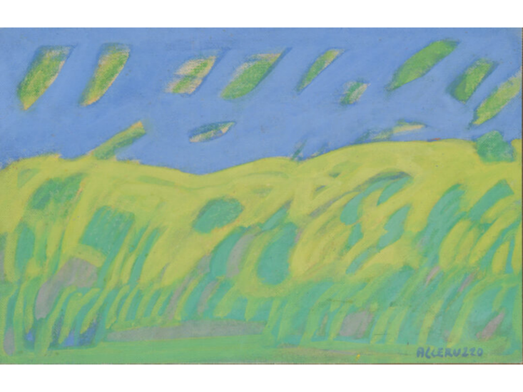 Santi Alleruzzo　Paesaggio dello stretto　1980/81