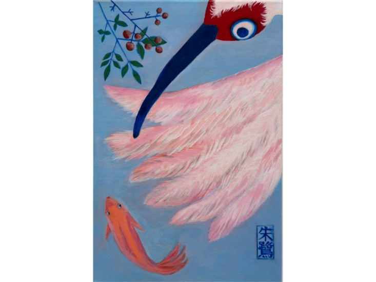 BuBu De La Madeleine　Pink is the color of the Japanese crested ibil_002　2025