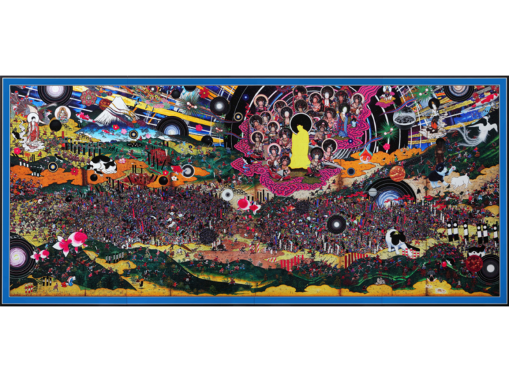 山本竜基　自画像合戦来迎図　2025