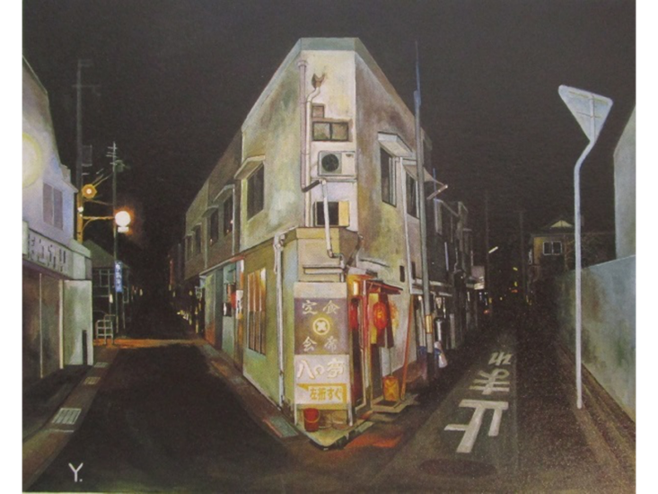 横尾忠則　暗夜光路 N市-V　2005